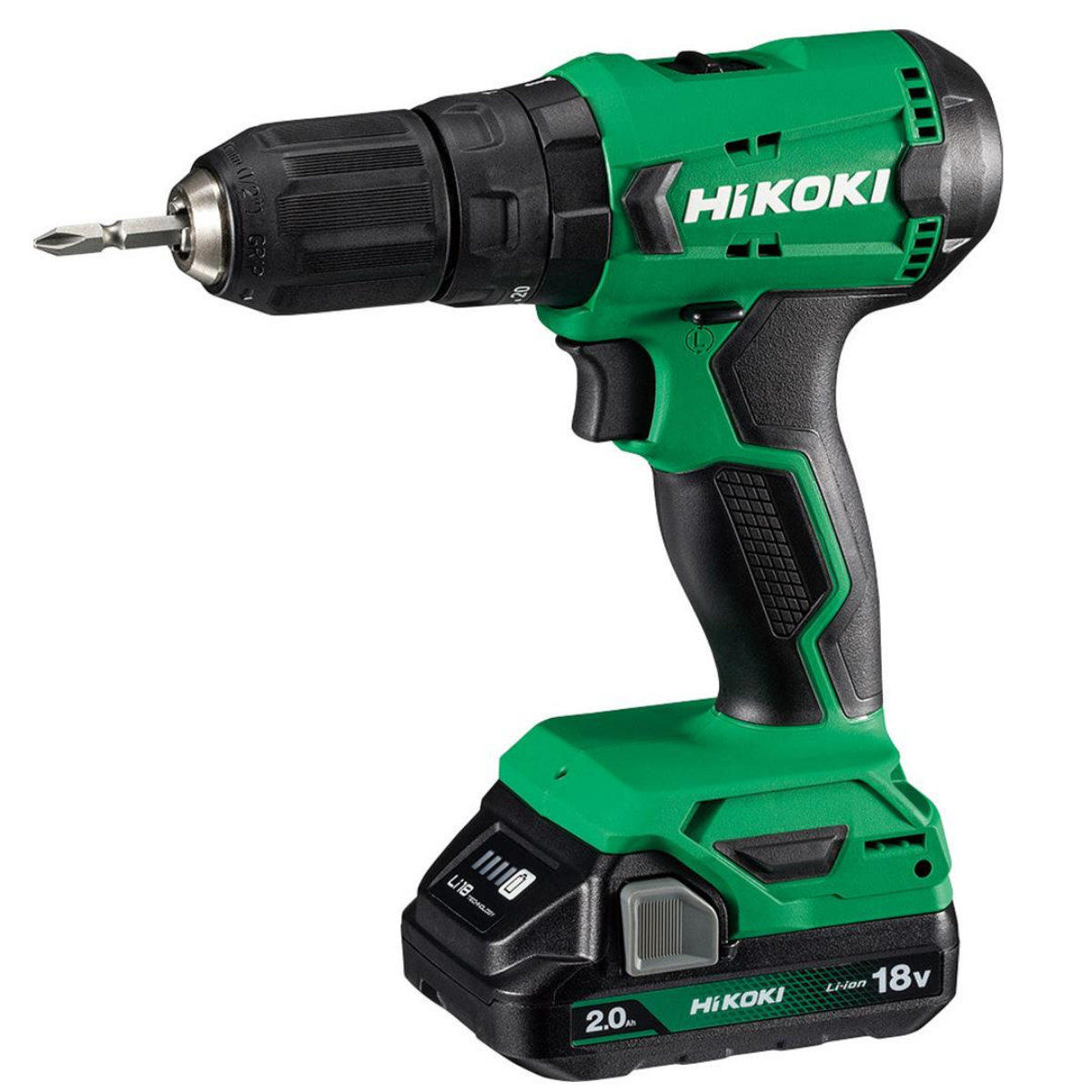 Hikoki DV18DA-2.0 18V/2.0Ah 50Nm Çift Akülü Şarjlı Darbeli Matkap