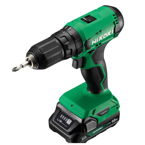 Hikoki DV18DA-2.0 18V/2.0Ah 50Nm Çift Akülü Şarjlı Darbeli Matkap