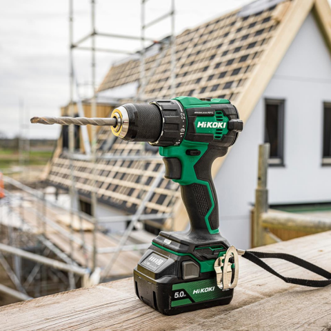 Hikoki DV18DE-5.0 18V/5.0Ah 70Nm Çift Akülü Şarjlı Darbeli Kömürsüz Matkap