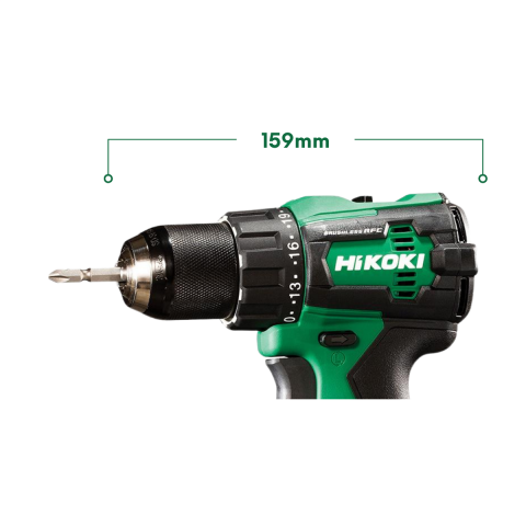 Hikoki DV18DE-5.0 18V/5.0Ah 70Nm Çift Akülü Şarjlı Darbeli Kömürsüz Matkap