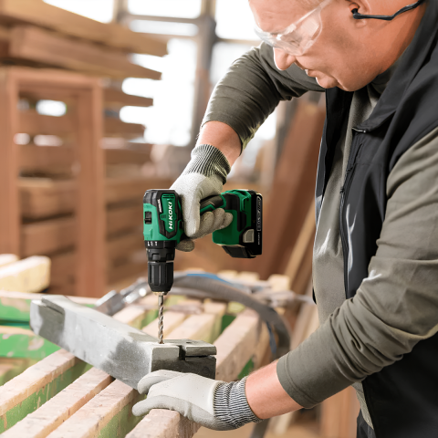 Hikoki DV18DD-2.0 18V/2.0Ah 55Nm Çift Akülü Şarjlı Darbeli Kömürsüz Matkap