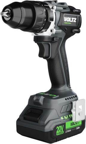 Voltz VZ20-4KIT 20V 5Ah Kömürsüz 4’lü Akülü El Aleti Seti Somun Sıkma Kırıcı Delici Darbeli Matkap Taşlama