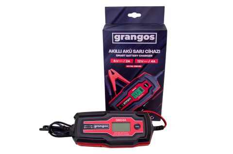 Grangos GBC4A 6V/12V 70Ah Akıllı Dijital Akü Şarj ve Bakım Cihazı