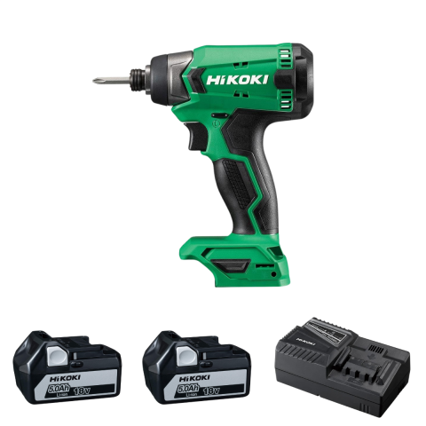 Hikoki WH18DA-5.0 18V/5.0Ah 140Nm Çift Akülü Şarjlı Darbeli Vidalama