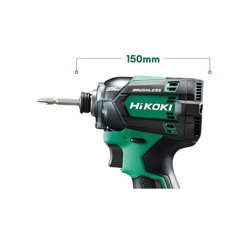 Hikoki WH18DC-2.0 18V/2.0Ah 210Nm Çift Akülü Kömürsüz Şarjlı Darbeli Vidalama
