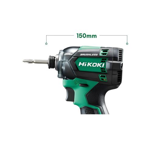 Hikoki WH18DC-5.0 18V/5.0Ah 210Nm Çift Akülü Kömürsüz Şarjlı Darbeli Vidalama