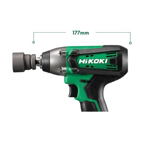 Hikoki WR18DF-2.0 18V/2.0Ah 220Nm 1/2'' Çift Akülü Şarjlı Darbeli Somun Sıkma