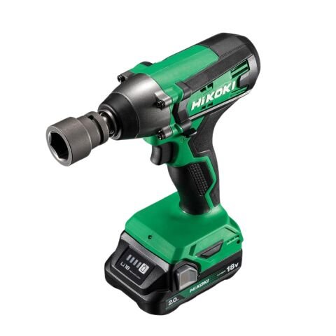 Hikoki WR18DF-2.0 18V/2.0Ah 220Nm 1/2'' Çift Akülü Şarjlı Darbeli Somun Sıkma