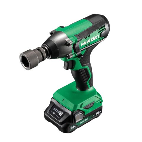 Hikoki WR18DF-2.0 18V/2.0Ah 220Nm 1/2'' Çift Akülü Şarjlı Darbeli Somun Sıkma