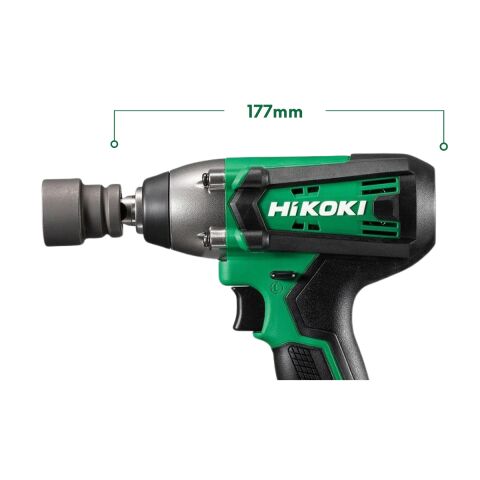 Hikoki WR18DF-5.0 18V/5.0Ah 220Nm 1/2'' Çift Akülü Şarjlı Darbeli Somun Sıkma