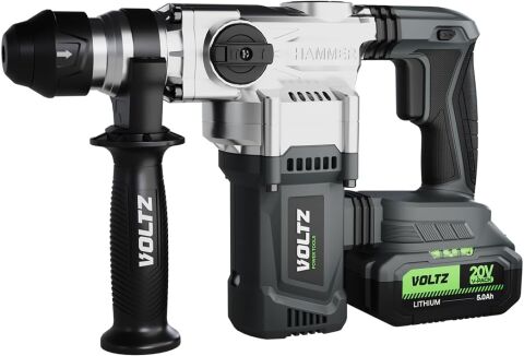 Voltz VZRH20 20V 5Ah 3.5J Çift Akülü Kömürsüz Şarjlı SDS Plus Kırıcı Delici Matkap