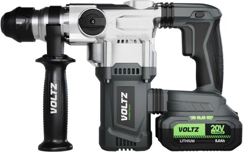 Voltz VZRH20 20V 5Ah 3.5J Çift Akülü Kömürsüz Şarjlı SDS Plus Kırıcı Delici Matkap