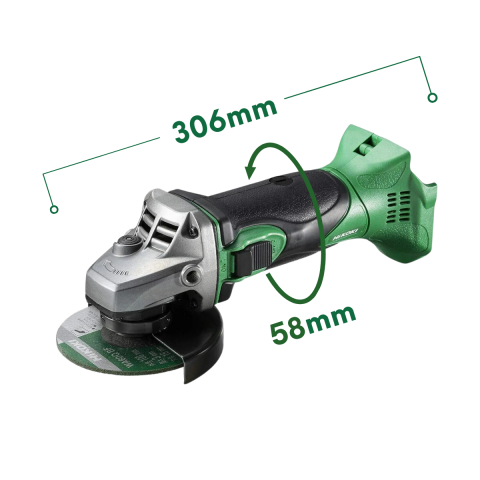 Hikoki G18DSL2-2.0 18V/2.0Ah 115mm Akülü Avuç Taşlama
