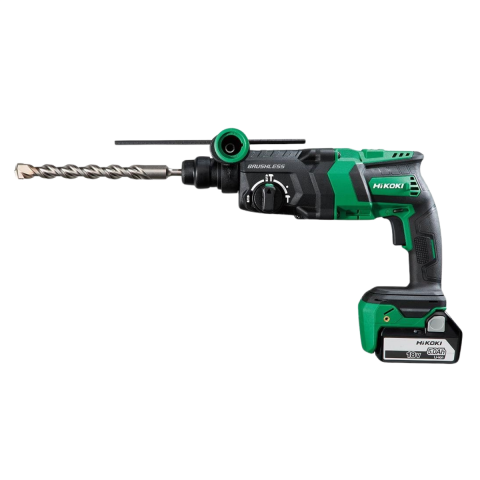 Hikoki DH18DPC-5.0 18V/5.0Ah 26mm 3.2j SDS Plus Kömürsüz Şarjlı Kırıcı Delici Matkap