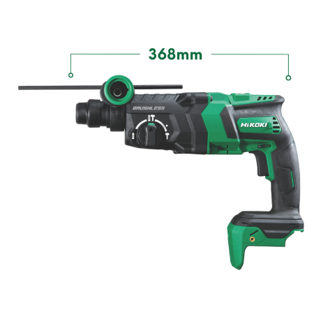 Hikoki DH18DPC-5.0 18V/5.0Ah 26mm 3.2j SDS Plus Kömürsüz Şarjlı Kırıcı Delici Matkap