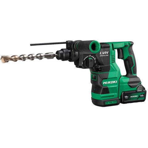 Hikoki DH1826DA-5.0 18V/5.0Ah 26mm 3.2j SDS Plus Kömürsüz Şarjlı Kırıcı Delici Matkap