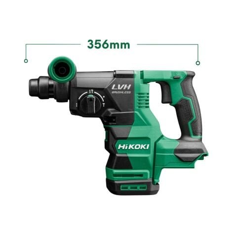 Hikoki DH1826DA-2.0 18V/2.0Ah 26mm 3.2j SDS Plus Kömürsüz Şarjlı Kırıcı Delici Matkap