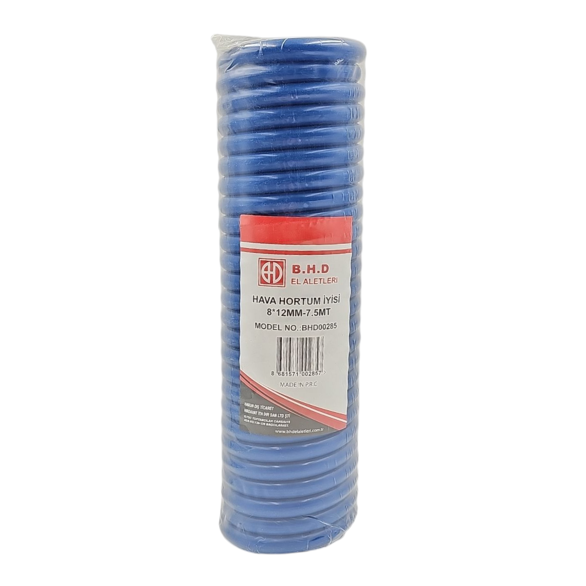 Fixonic B.H.D BHD00285 P.E 8x12mm-7.5m Spiral Hava Hortumu