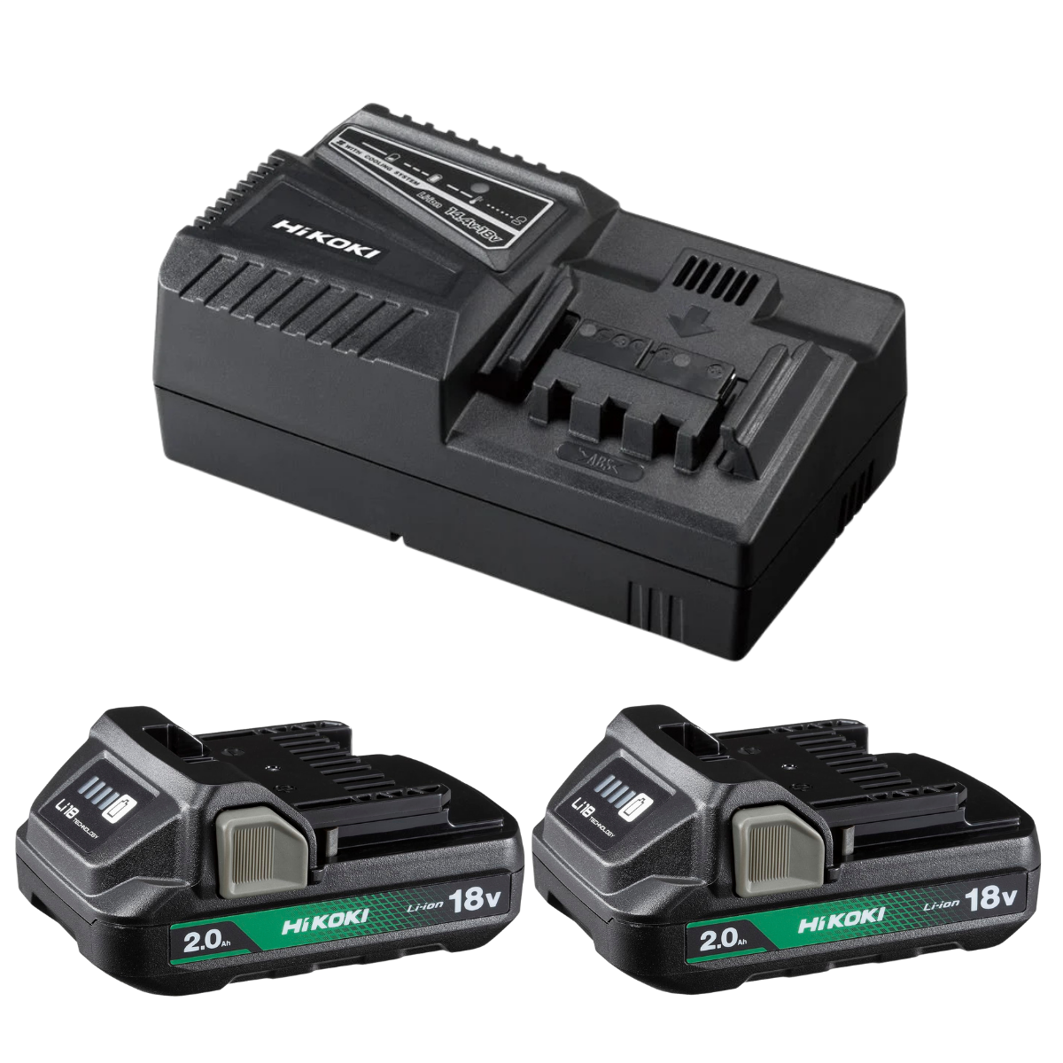 Hikoki UC18YFSLWFZ 18V/2.0Ah Akü Ve Şarj Cihazı Kiti