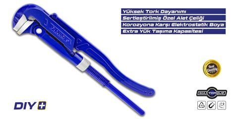 Fixio FB1000 1''/320mm 90° Maşalı Boru Anahtarı