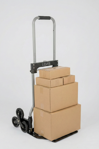 Loas LSKTA80M 80Kg Merdiven Çıkabilen Katlanır Paket Taşıma Arabası