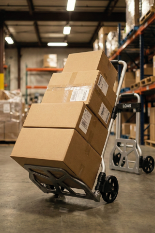 Loas LSKTA100 100Kg Katlanır Paket Taşıma Arabası