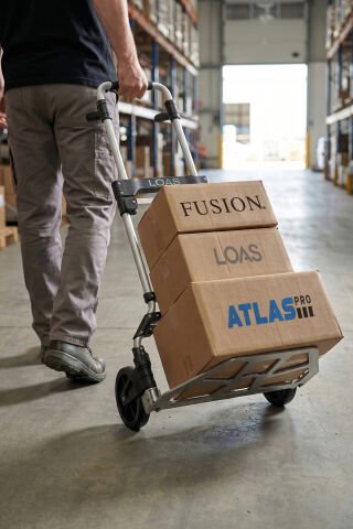 Loas LSKTA150A 150Kg Alüminyum Gövde Katlanır Paket Taşıma Arabası