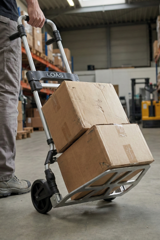 Loas LSKTA150A 150Kg Alüminyum Gövde Katlanır Paket Taşıma Arabası