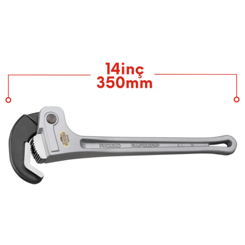 Rıdgıd 12693 1½''/40mm RapidGrip Hızlı Kavrama Alüminyum Boru Anahtarı