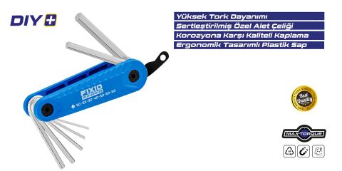 Fixio FC2080 Çakı Tip Allen Anahtar