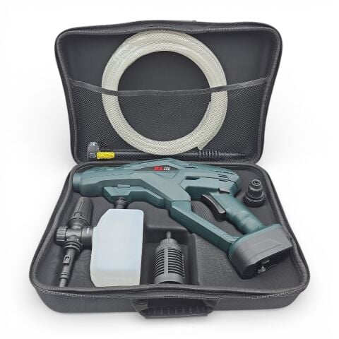 Klpro KLY18B-80 18V/8Ah 55 Bar Çift Akülü Şarjlı Yıkama Makinesi