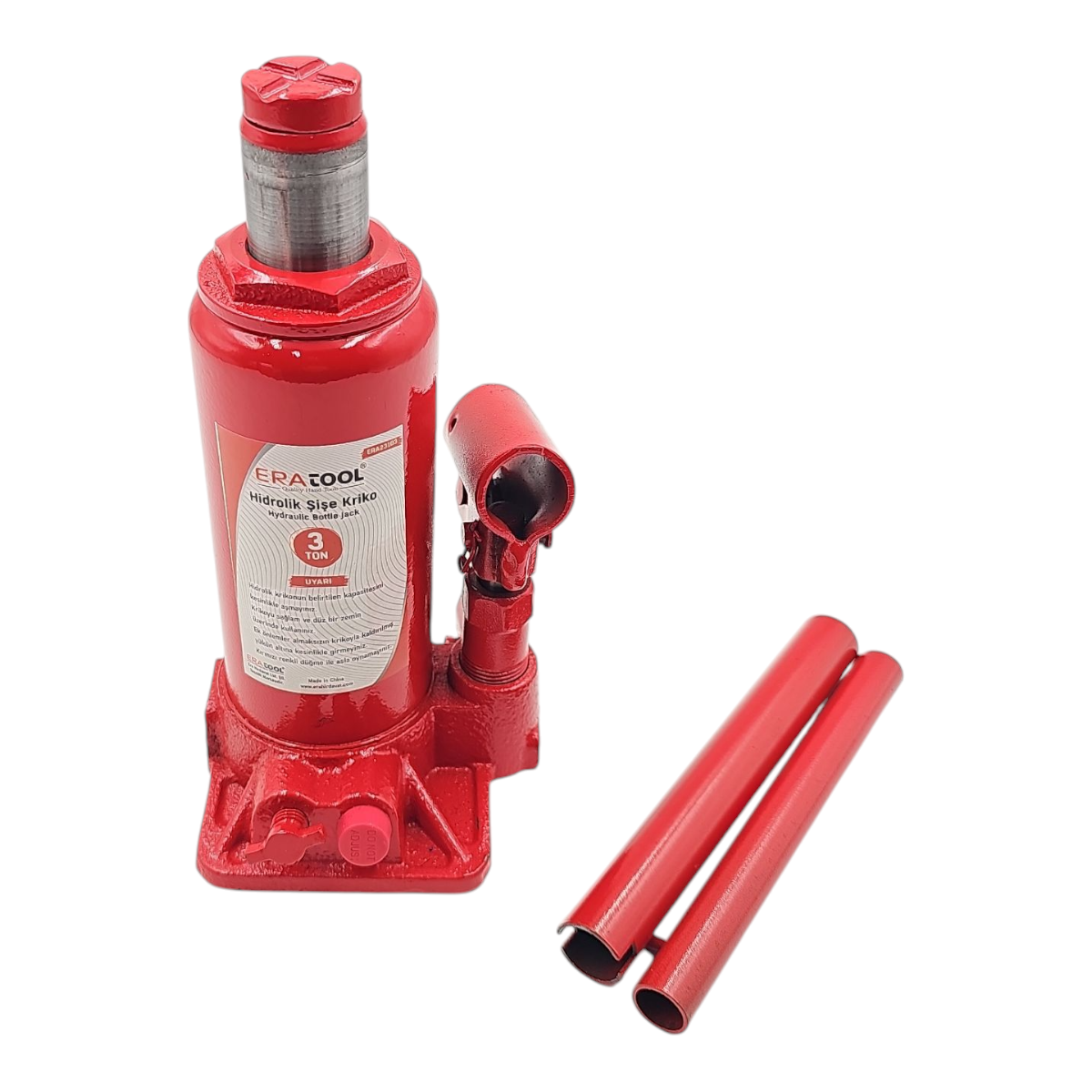 Fixonic Eratool ERA23103 3 Ton 180x370mm Hidrolik Şişe Kriko