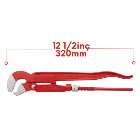 Rıdgıd 19271 1''/25mm 'S' Çene Maşalı Boru Anahtarı