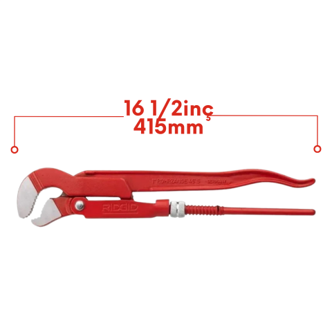 Rıdgıd 19281 1 1/2''/40mm 'S' Çene Maşalı Boru Anahtarı