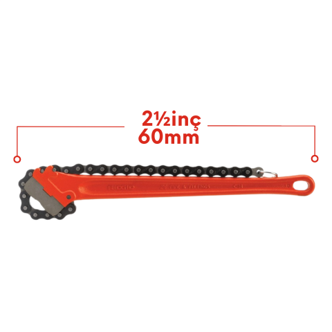 Rıdgıd 31320  20¼''/500mm Ağır Hizmet Tipi Zincirli Boru Anahtarı