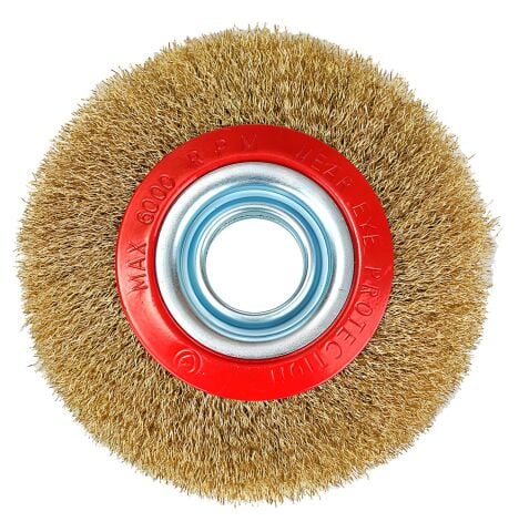 Fixonic Eratool ERA10004 150mm Daire Fırça Sarı Telli