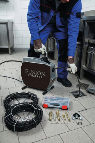 Fusion FSKA150 150mm/750W Kanal Açma/Temizleme Makinesi