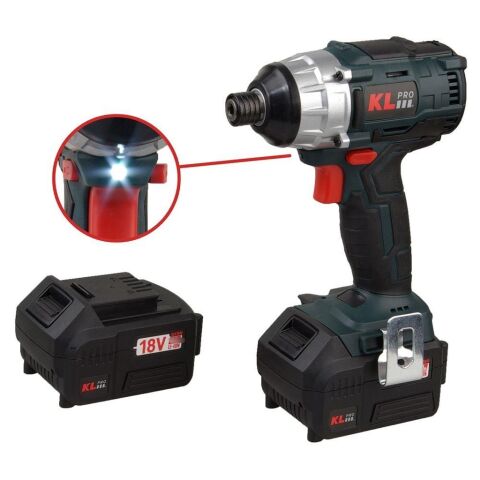 Klpro18Volt/5.0Ah Li-ion Kömürsüz Prof. Torklu Darbeli Vidalama Kldv18B-50