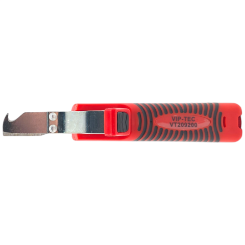 Vip-Tec VT209200 Profesyonel 170mm Kanca Bıçaklı Kablo Sıyırıcı Ø8-28mm