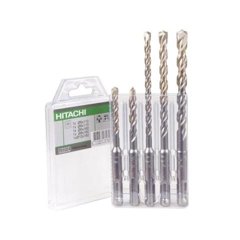 Hikoki 5 Parça SDS-Plus Beton Delme Uç Seti