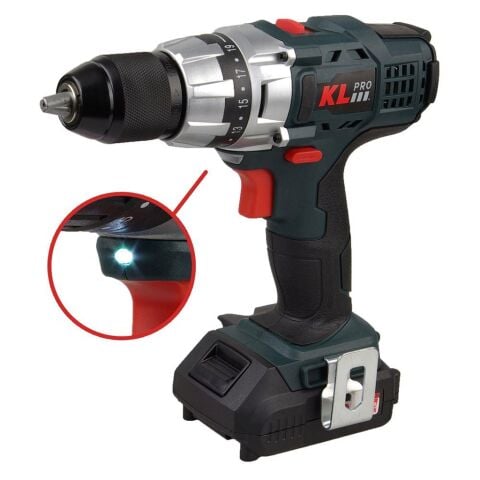 Klpro 18Volt/2.0Ah Li-ion Prof. Şarjlı Matkap Klnm18-20