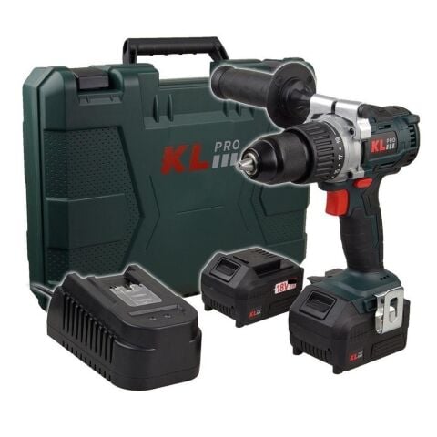 Klpro 18Volt/5.0Ah Li-ion Kömürsüz Prof. Şarjlı Matkap Klnm18b-50