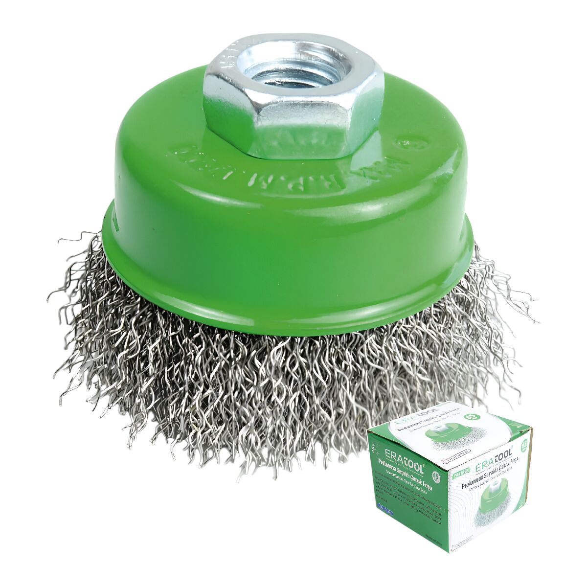 Fixonic Eratool ERA10159 75mm Dalgalı Çanak Fırça Paslanmaz Telli