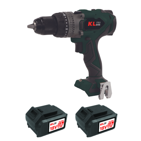 Klpro KLDM18BHX-50 18V/5.0Ah. 150Nm Kömürsüz Çift Akülü Şarjlı Darbeli Matkap