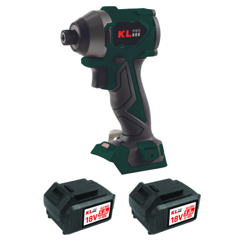 Klpro KLDV18BH-50 18V/5.0Ah. 220Nm Kömürsüz Şarjlı Torklu Darbeli Vidalama