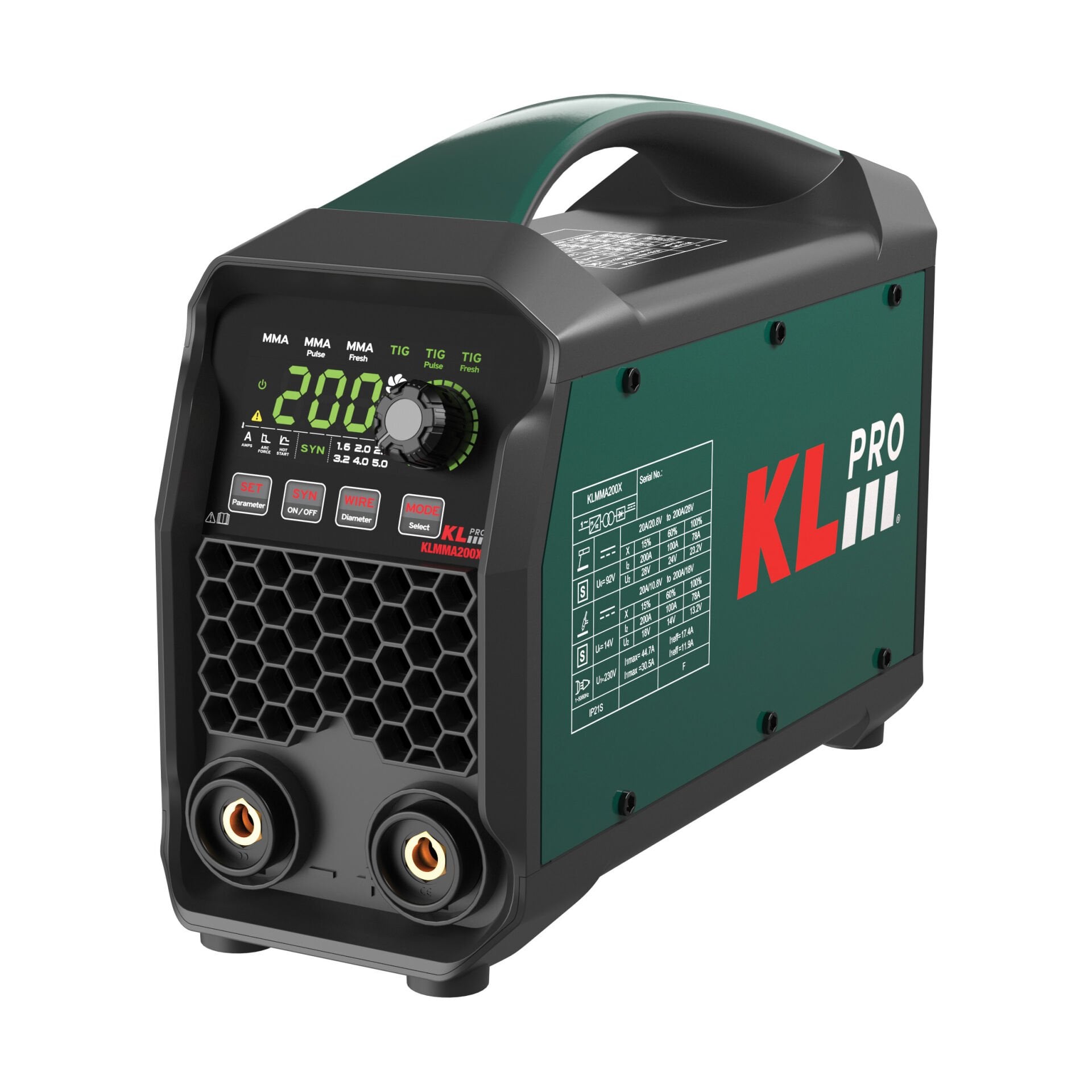 Klpro KLMMA200X 200 Amper MMA/Elektrod İnverter Kaynak Makinesi
