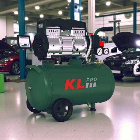 Klpro KLK25SH 8 Bar 24 Litre 2Hp Sessiz ve Yağsız Hava Kompresörü