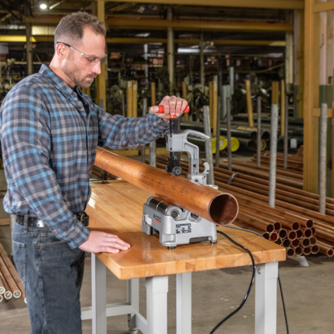 Rıdgıd 70003 PC116 12mm-116mm (1/2inç - 4 1/2inç) Elektrikli Boru Kesme Makinesi