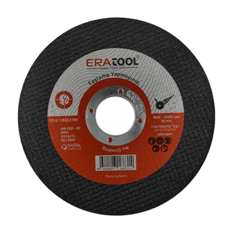Fixonic Eratool ERA16831 115mm Inox Metal Kesme Taşı (25'Li Paket)