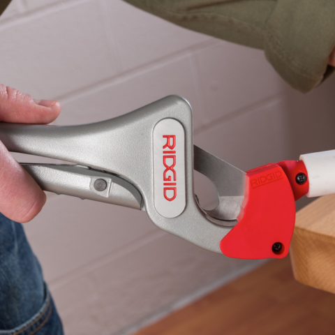 Rıdgıd 23493 PC-1375 3-35mm Tek Darbeli Plastik Boru Kesme Makası